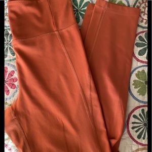Girlfriend Collective Orange 23” Leggings